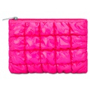 Hot Pink Shiny Puffer Pouch