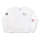 Theme Varsity White Sweatshirt
