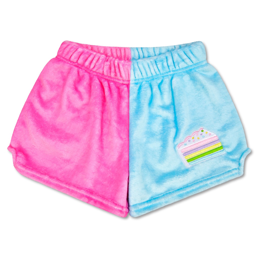 [820-3840XS] Piece of Cake Color Block Shorts (X-Small (4-6))