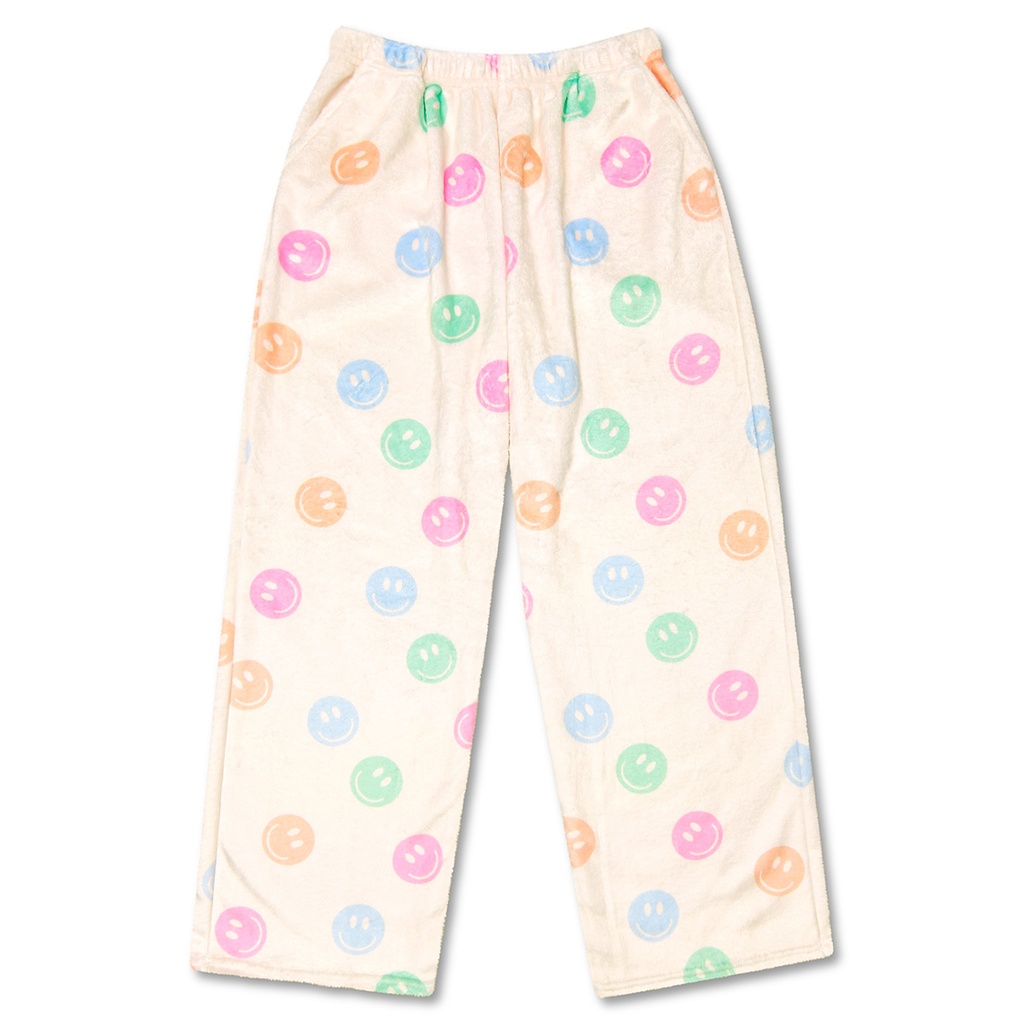 [820-3863XS] Made you Smile Plush Pants (Youth X-Small (4-6))
