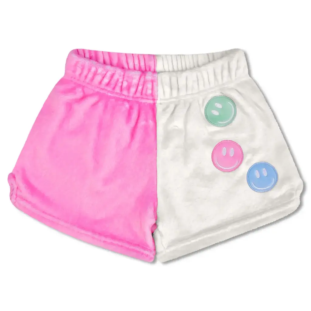 [820-3876XS] Made You Smile Color Block Shorts (X-Small (4-6))