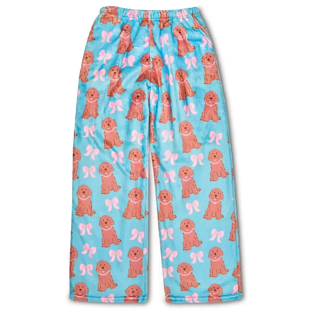[820-3877XS] Pretty Pups Plush Pants (Youth X-Small (4-6))