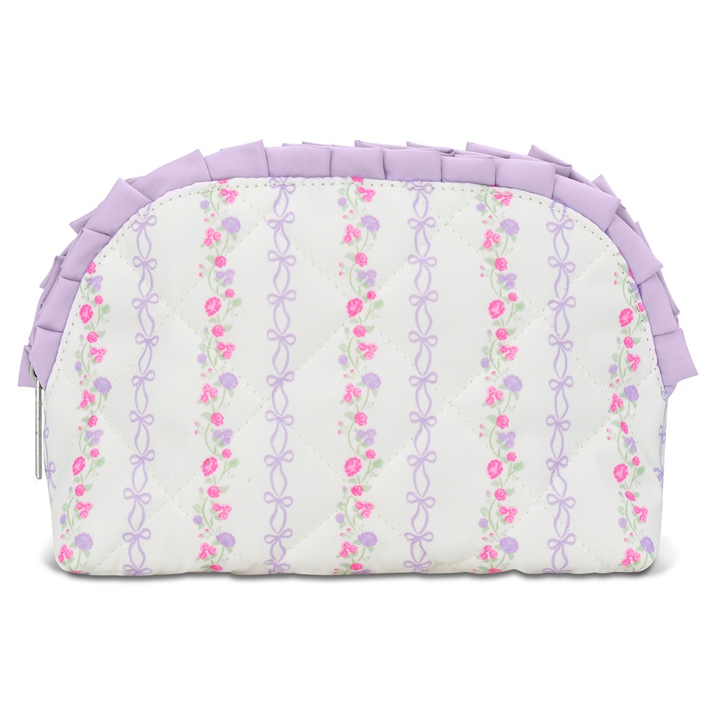 [810-2393] Forever Floral Oval Cosmetic Bag