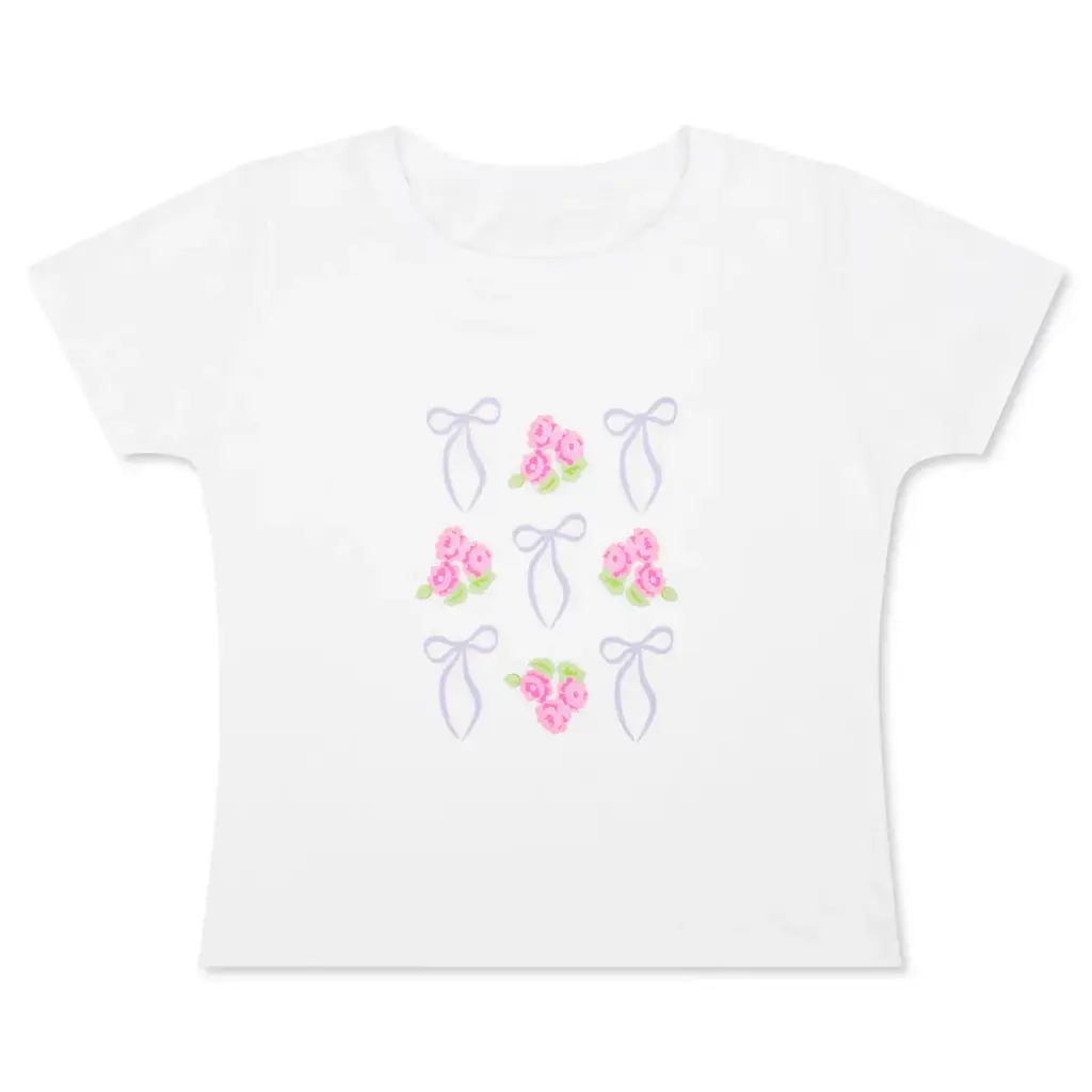 [820-3928S] Forever Floral T-Shirt (Youth Small (6-8))