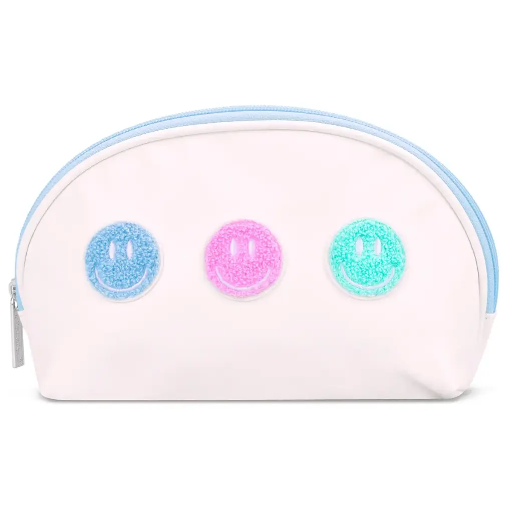 Made You Smile Oval Cosmetic Bag