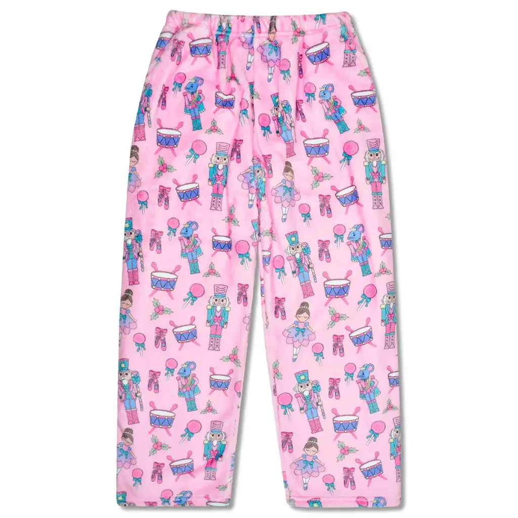 [820-3932M] Nutcracker Waltz Plush Pants (Youth Medium (10-12))