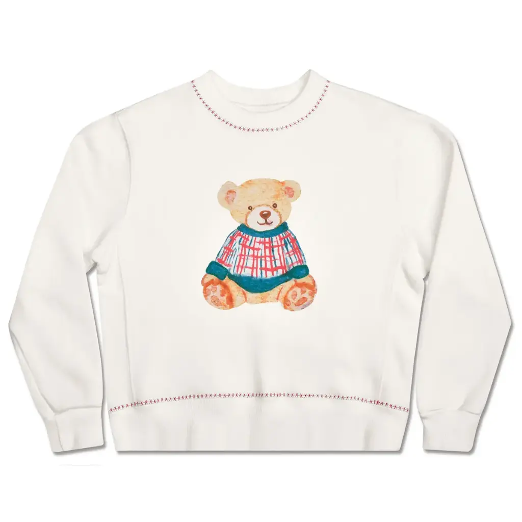 [820-3935S] Holiday Bear Sweatshirt (Youth Small (6-8))