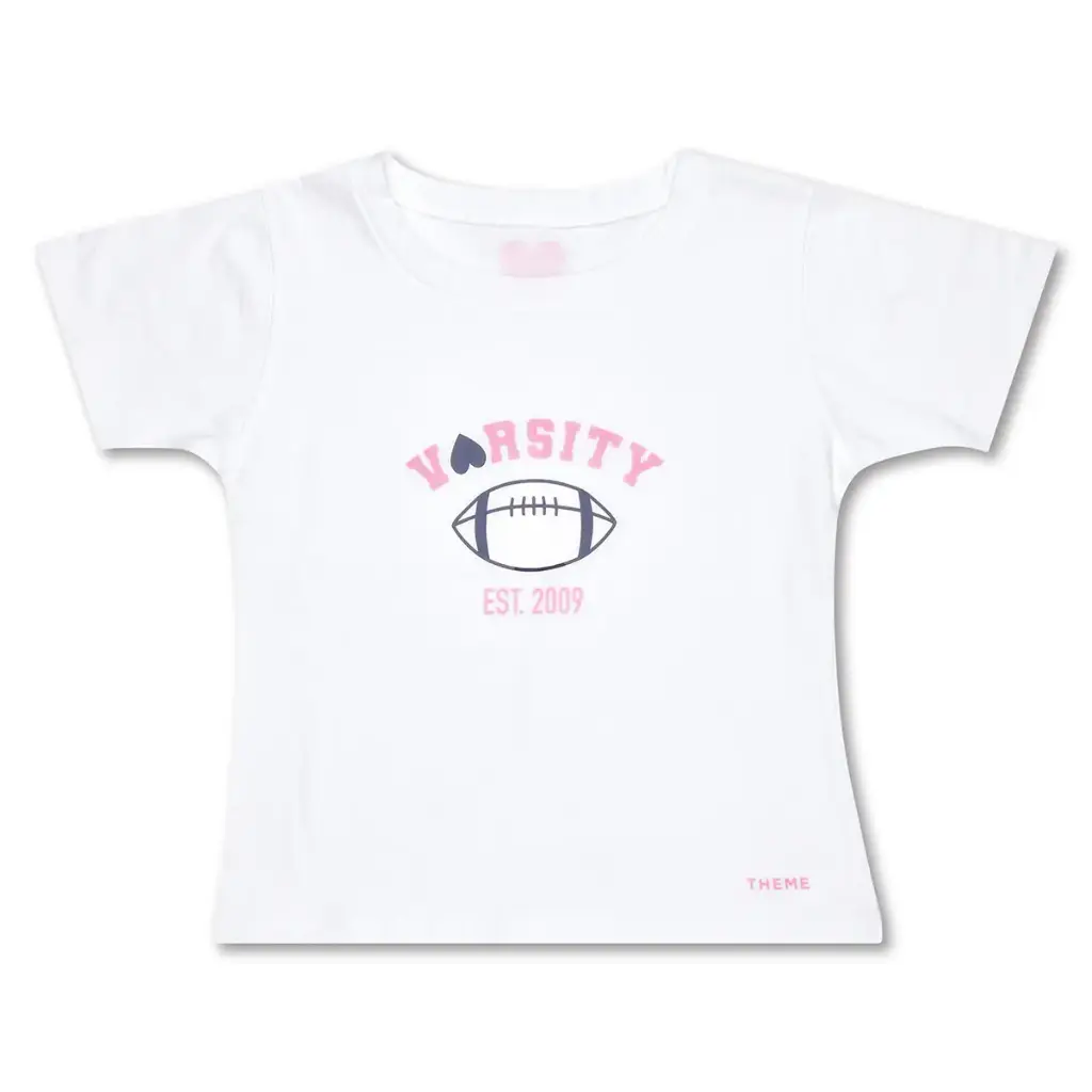 [820-3821S] Theme Varsity T-Shirt (Youth Small (6-8))