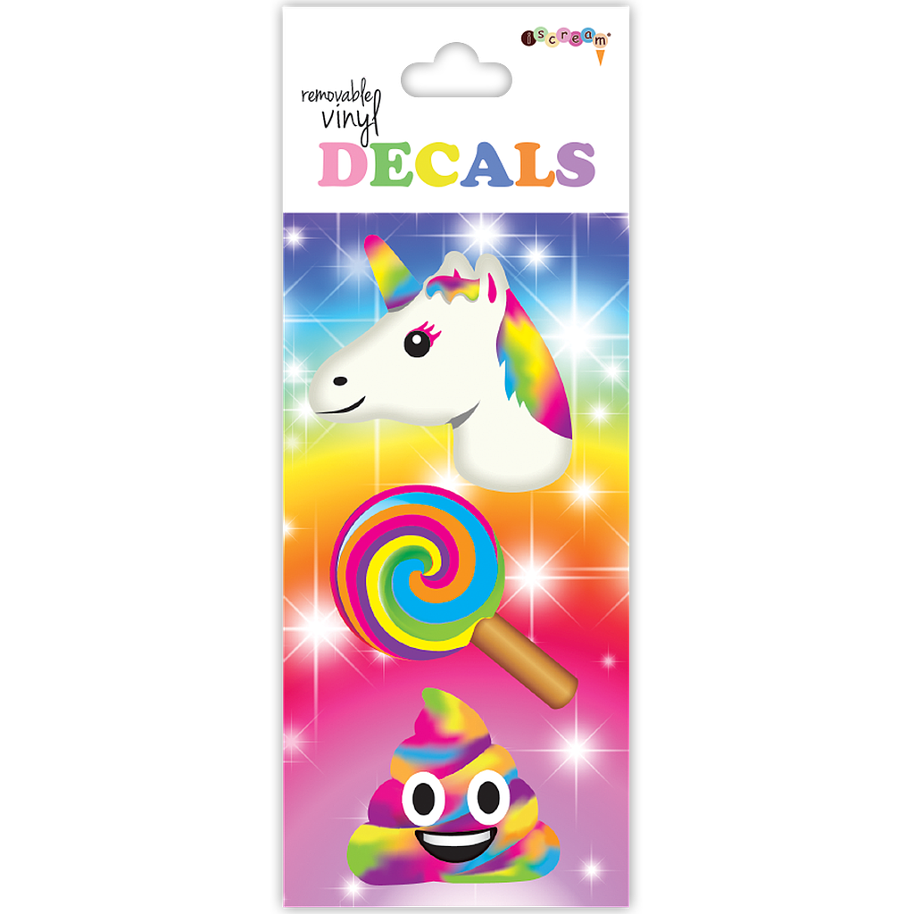 Rainbow Emojis Vinyl Decal Small
