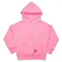 Sparkling Stars Pink Hoodie Sweatshirt