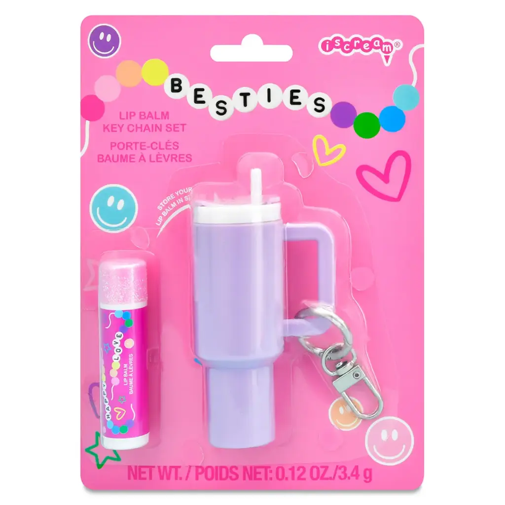 [815-399] Besties Lip Balm Key Chain Set
