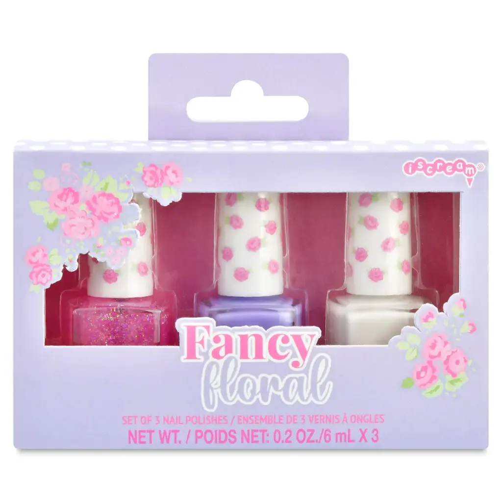 [815-396] Fancy Floral Nail Polish Set