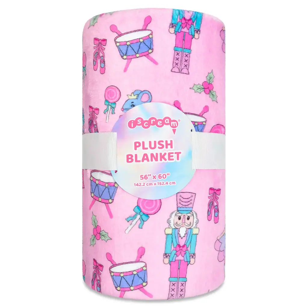 [780-4834] Nutcracker Waltz Plush Blanket