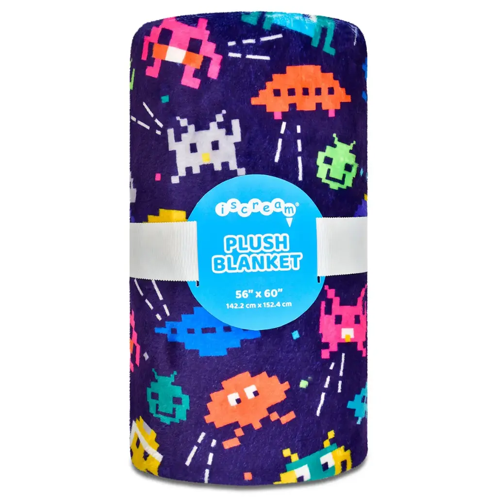 Space Gamer Plush Blanket