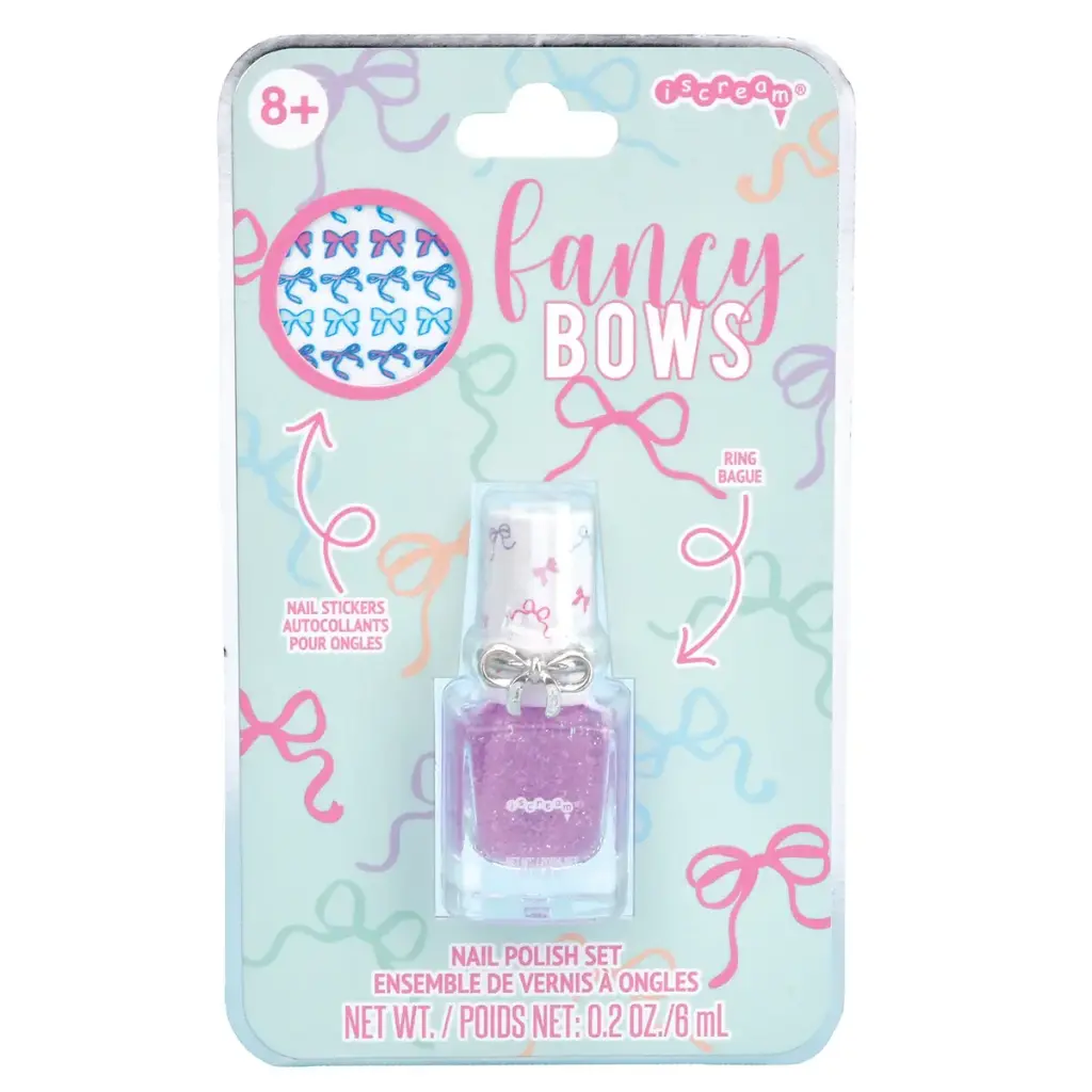 Fancy Bows Nail Polish & Ring Set
