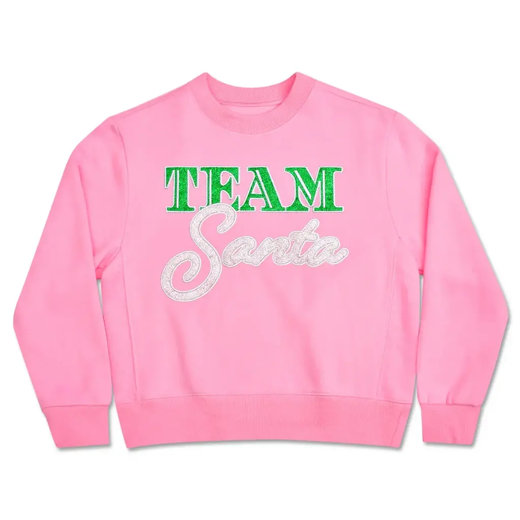 [820-3981S] Team Santa Sweatshirt (Youth Small (6-8))