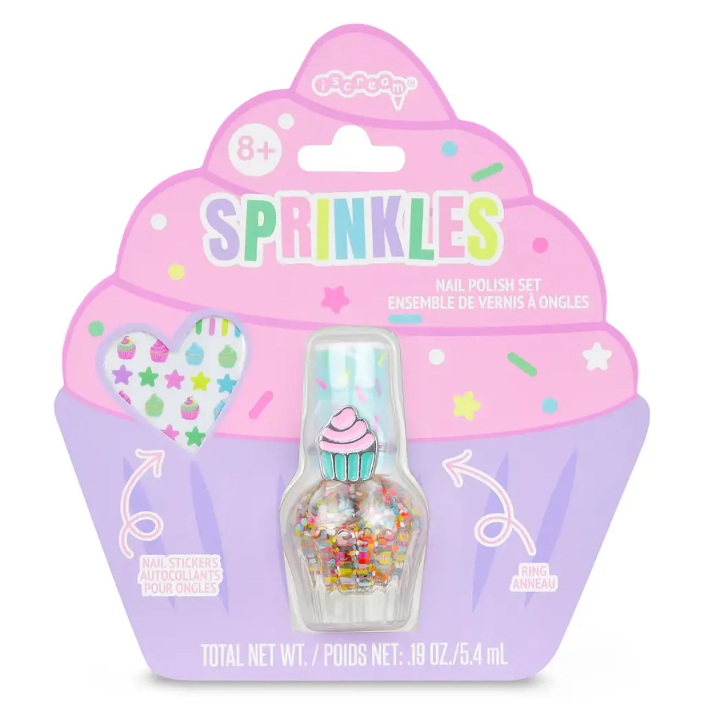 [815-407] Sprinkles Nail Polish & Ring Set