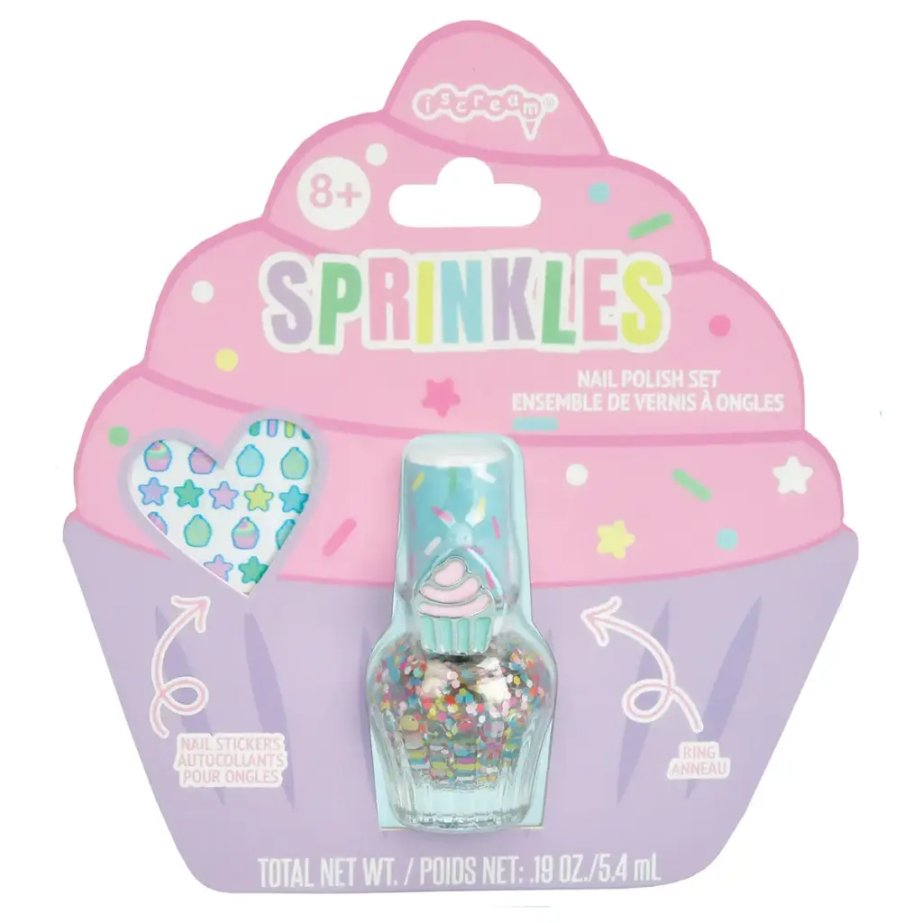 Sprinkles Nail Polish & Ring Set