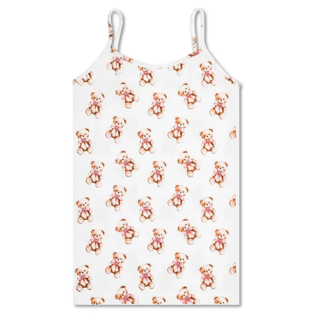 [820-3988S-M] Beary Cute Cami (Youth Small/Medium (7-10))
