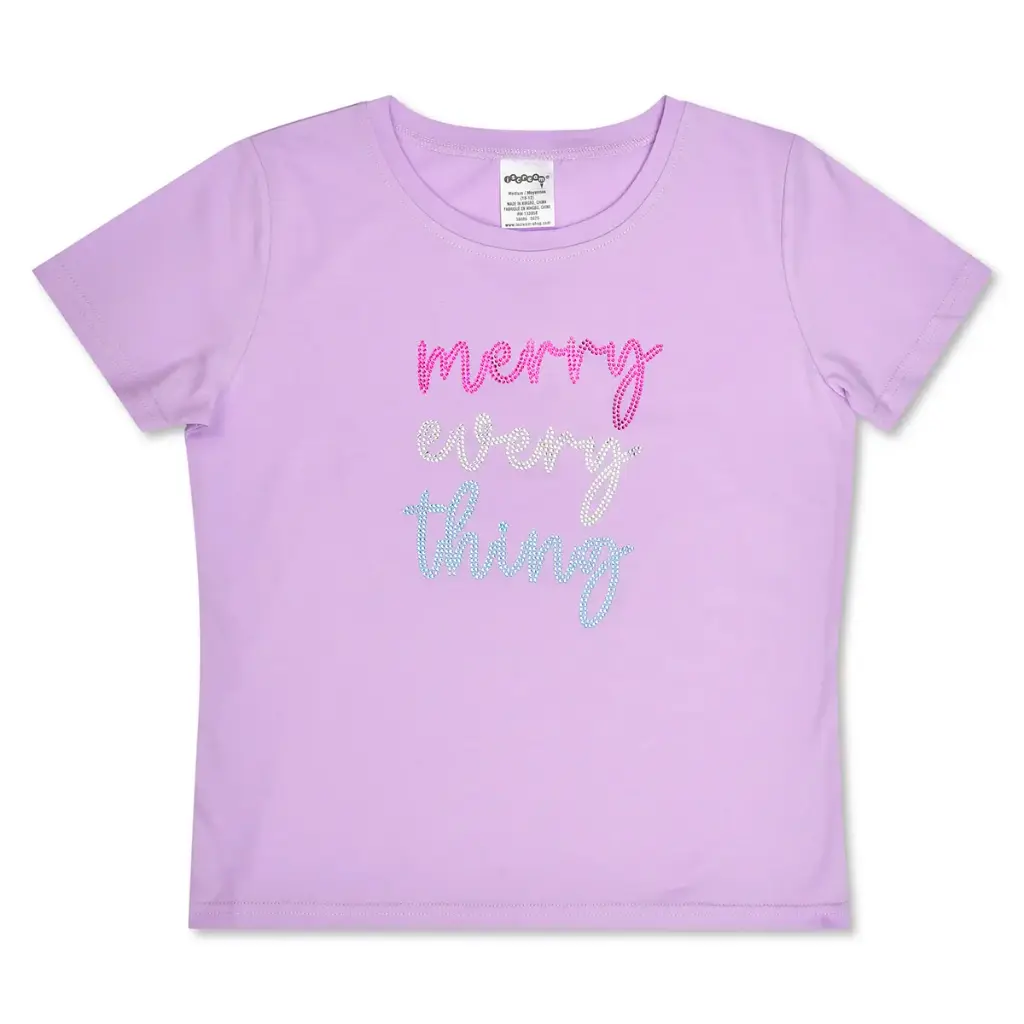 [820-3999M] Merry Everything T-Shirt (Youth Medium (10-12))