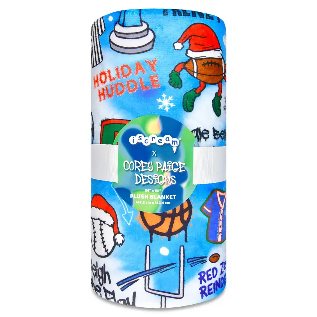 [780-4873] Corey Paige Holiday Game Day Blanket