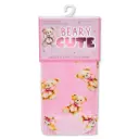 Beary Cute Pink Socks