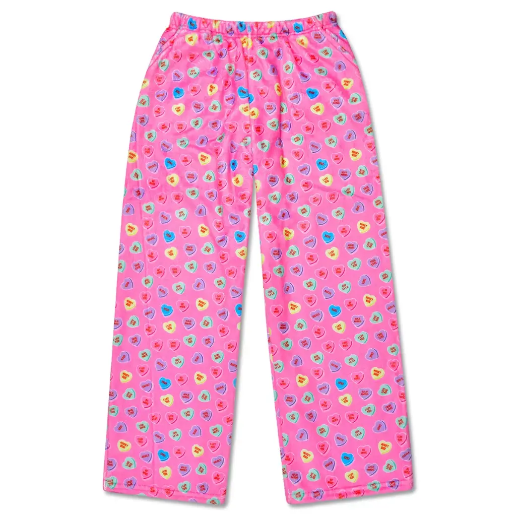 [820-4002XS] Sweethearts Plush Pants (Youth X-Small (4-6))