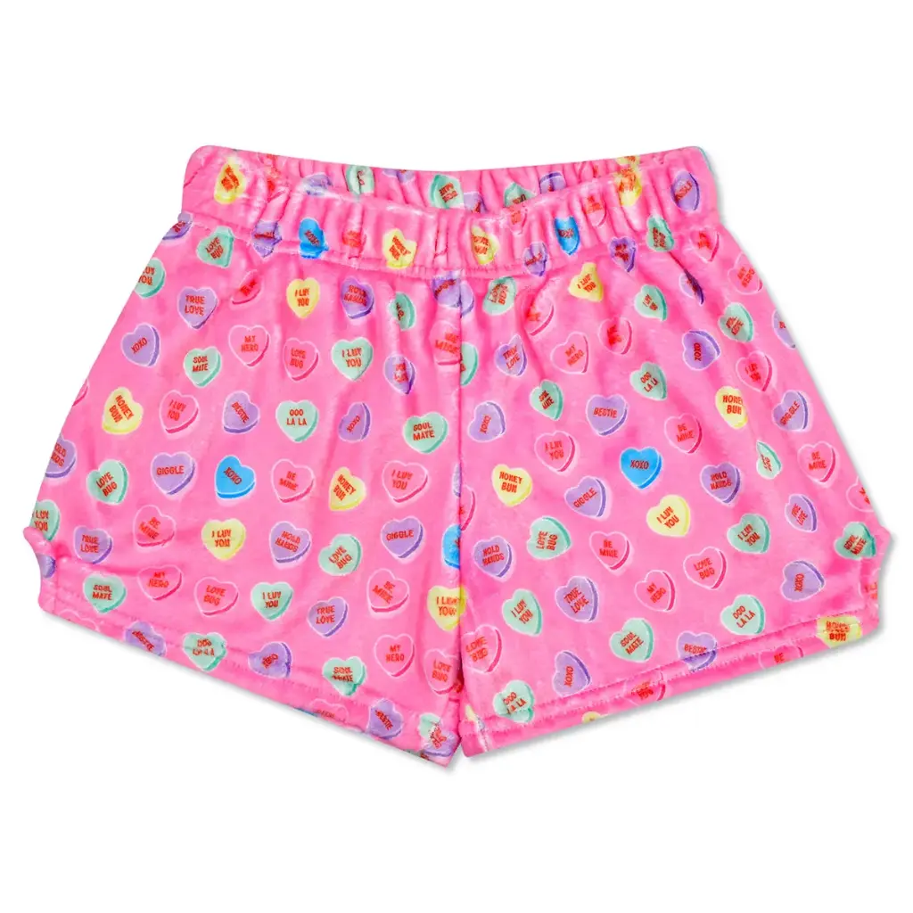 [820-4003XS] Sweethearts Plush Shorts (X-Small (4-6))