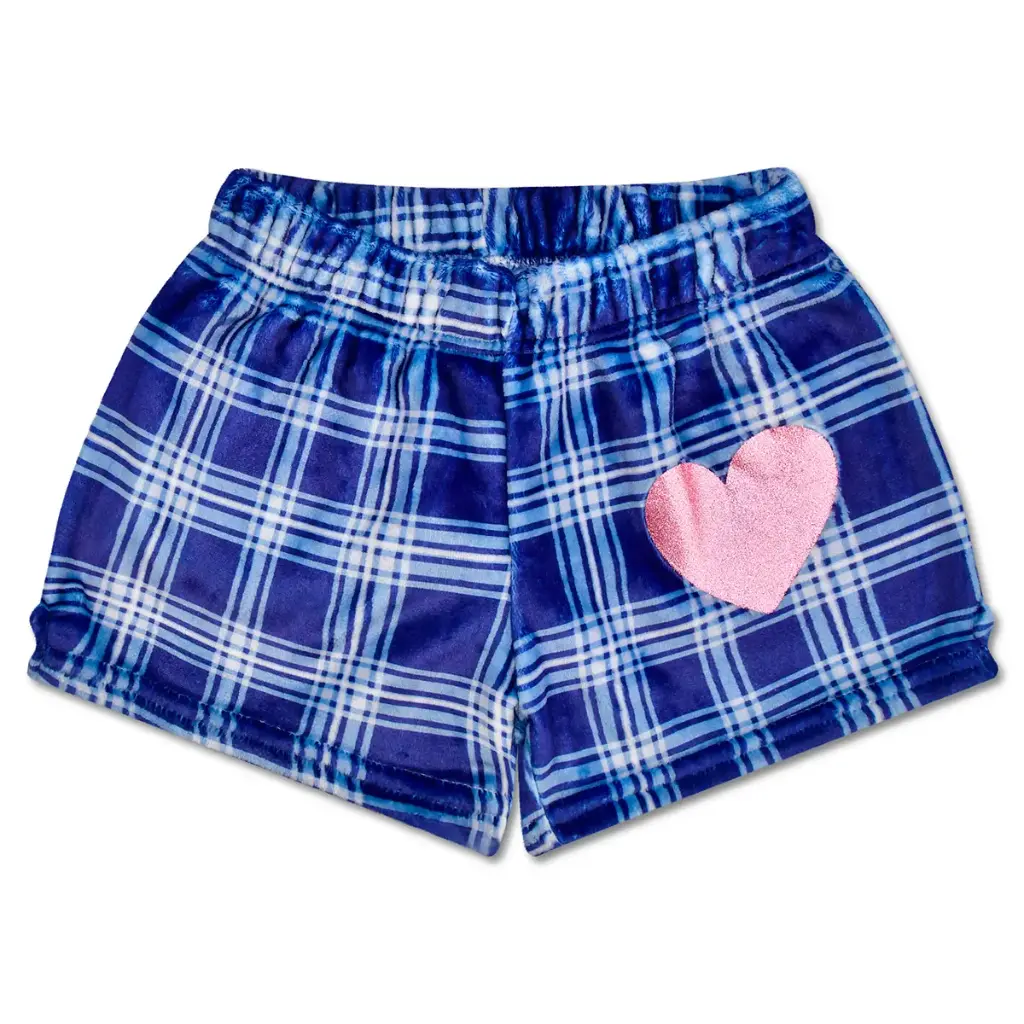 [820-4028AS] Theme Varsity Plush Shorts (Adult Small (4-6))