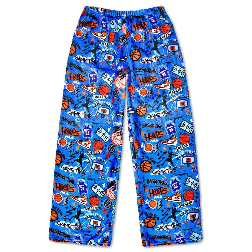 [820-4031XS] Corey Paige Slam Dunk Plush Pants (Youth X-Small (4-6))