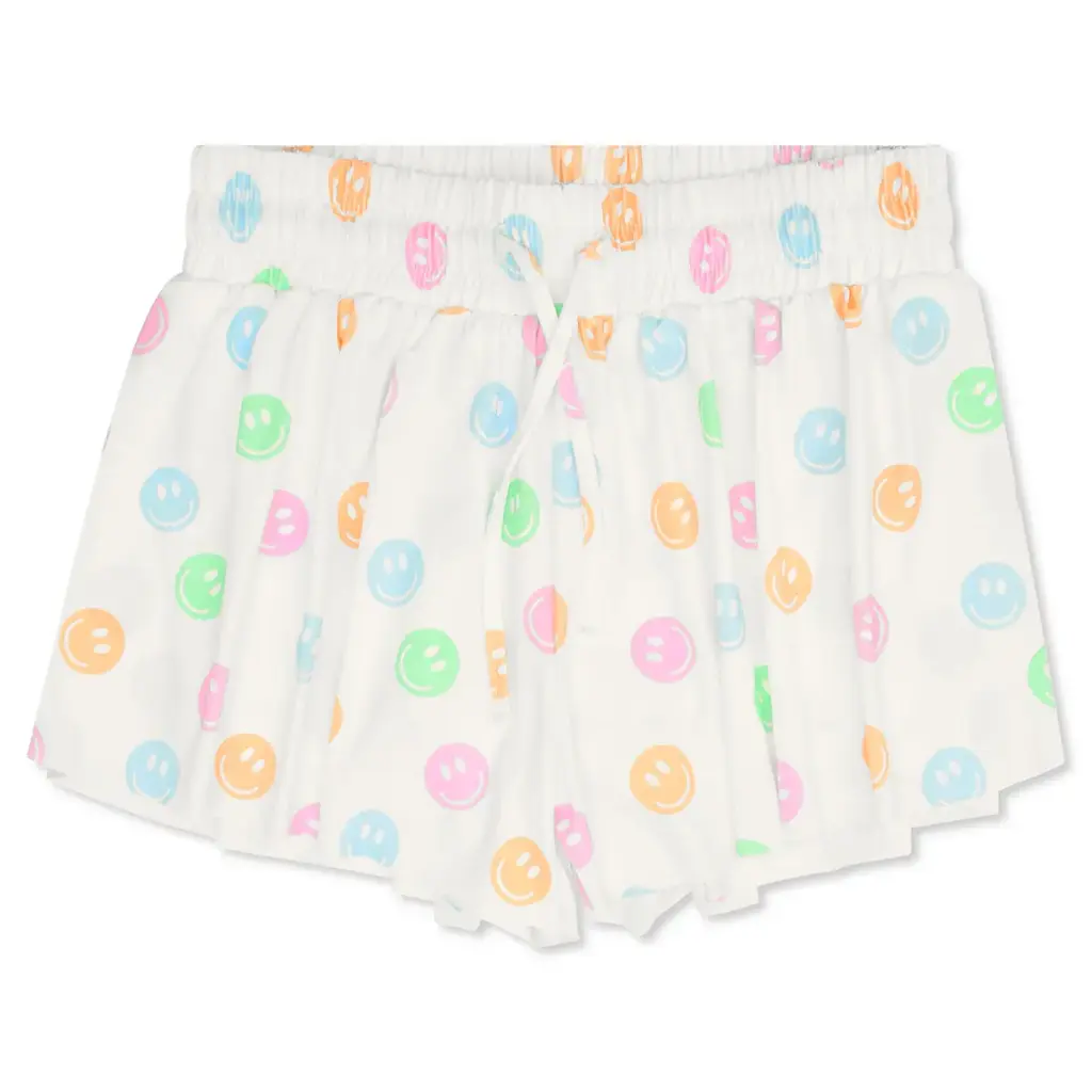 [820-4007L] Made You Smile Butterfly Shorts (Youth Large (14))