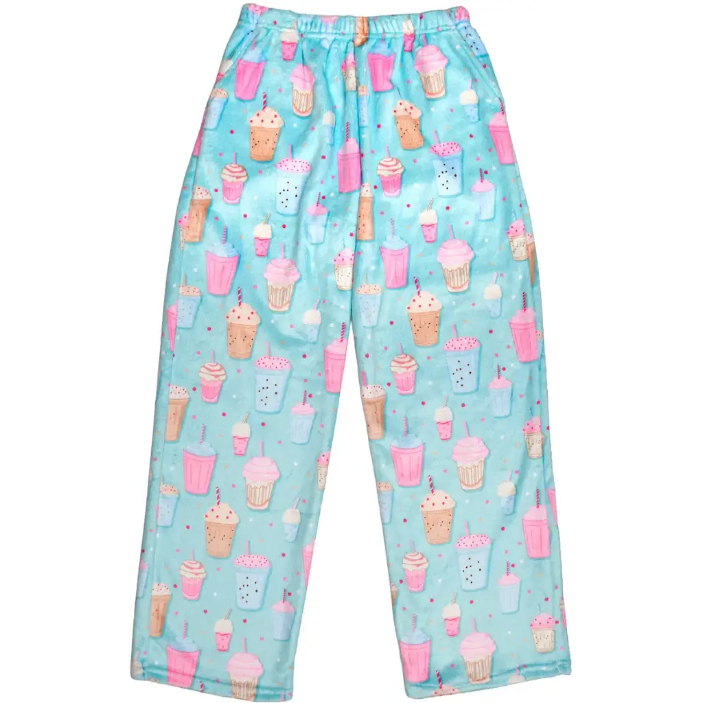 [820-4025M] Milkshake Plush Pants (Youth Medium (10-12))