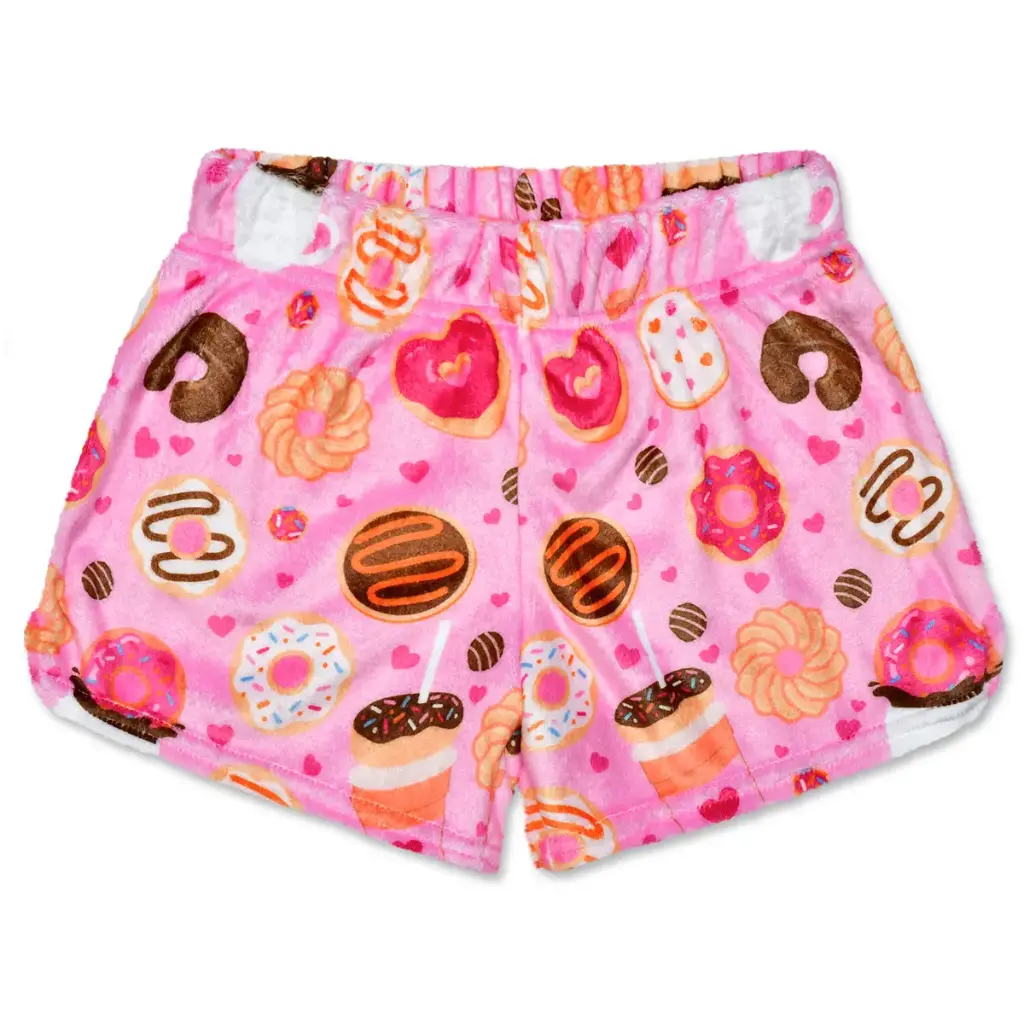 [820-4018XS] Donut Love Plush Shorts (X-Small (4-6))