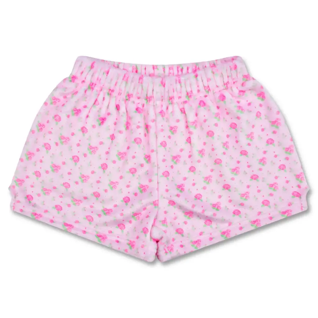 [820-4023XS] Pretty in Pink Plush Shorts (X-Small (4-6))