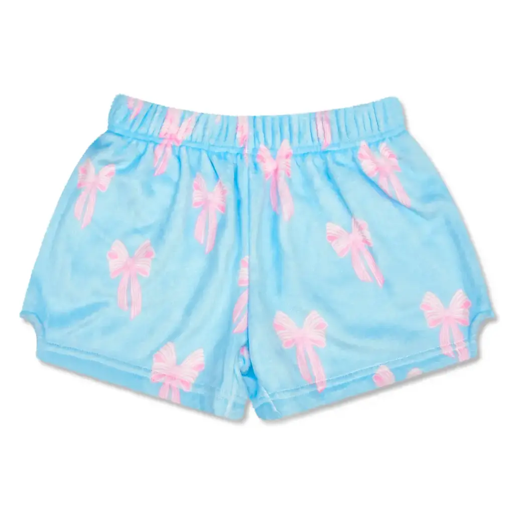 [820-4083XS] Spring Bows Plush Shorts (X-Small (4-6))