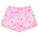 Heart Confetti Plush Shorts