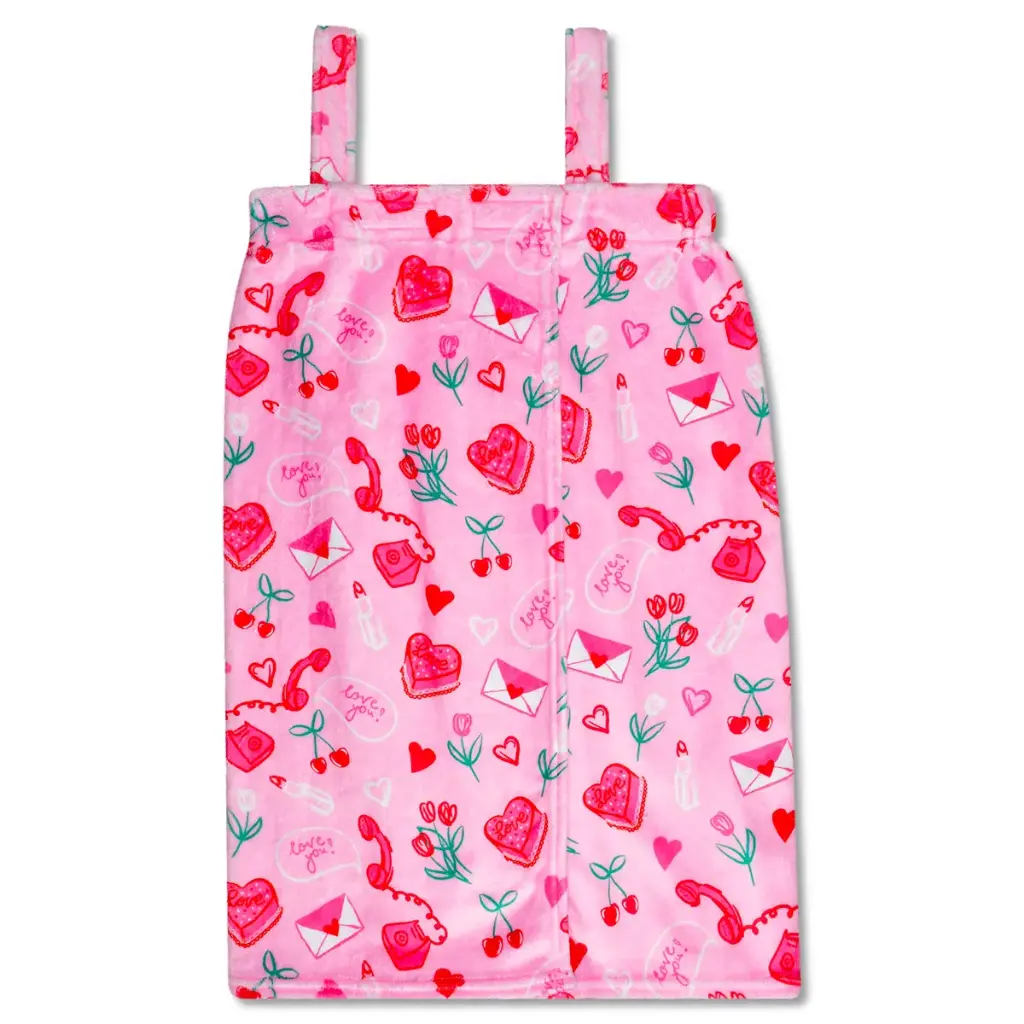 [820-4099XS-S] Love Doodles Spa Wrap (Youth X-Small/Small (4-8))
