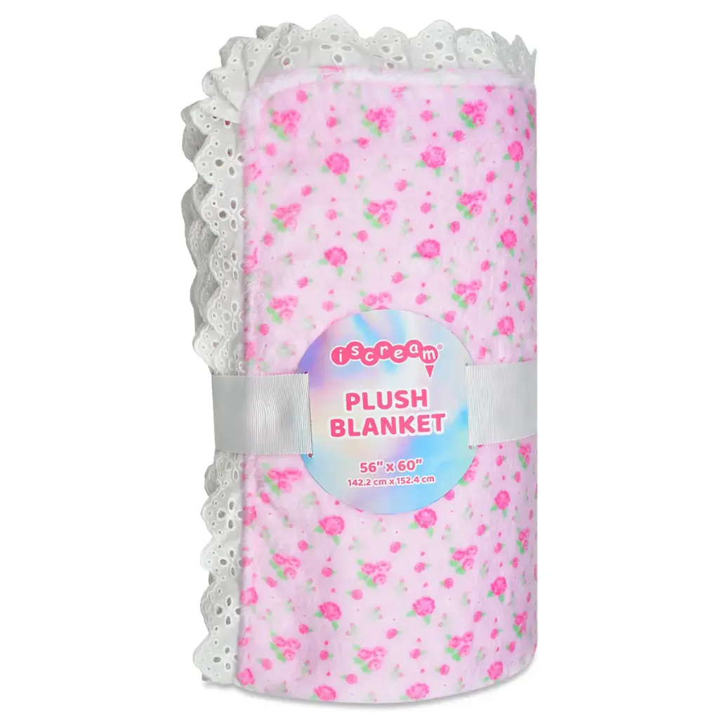 Pretty in Pink Plush Blanket