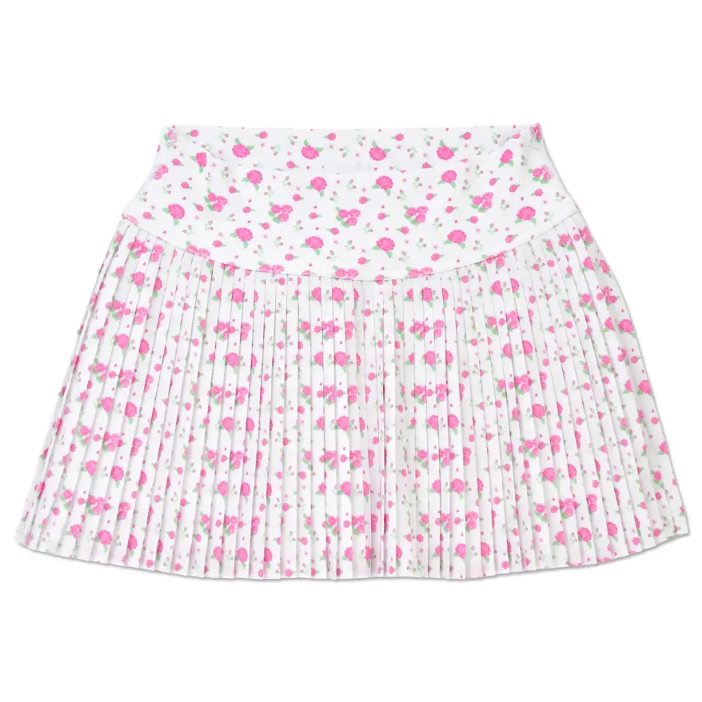 [820-4039S] Pretty in White Skort (Youth Small (6-8))