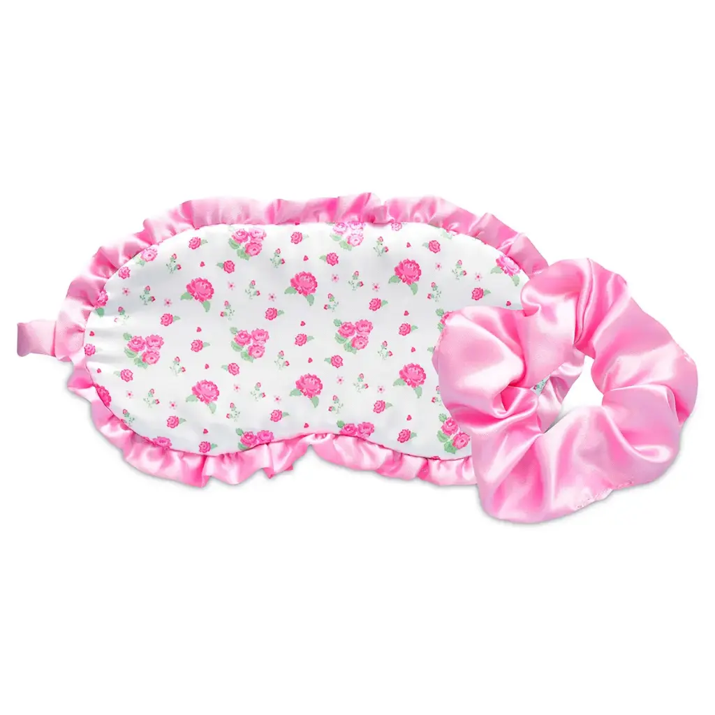 Pretty in Pink Eye Mask and Scrunchie Set