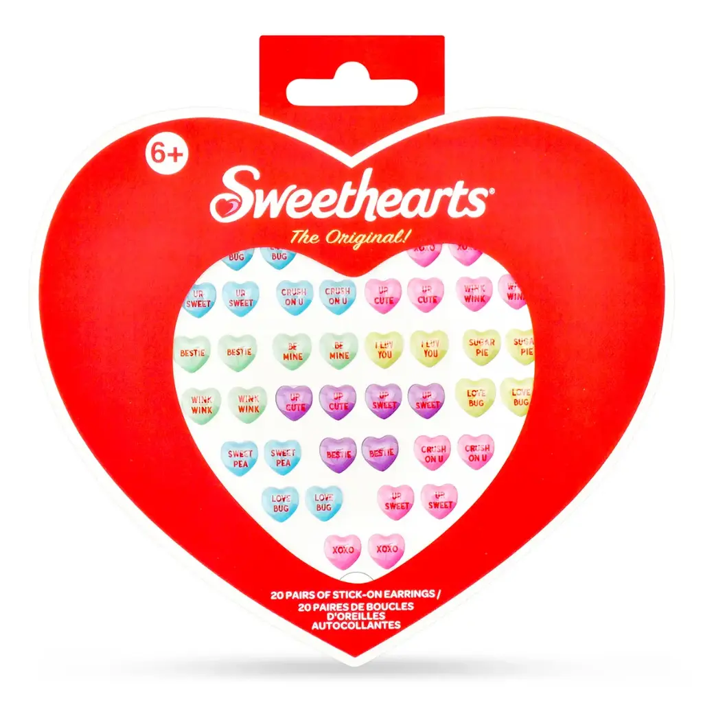 Sweethearts Stick On Earrings