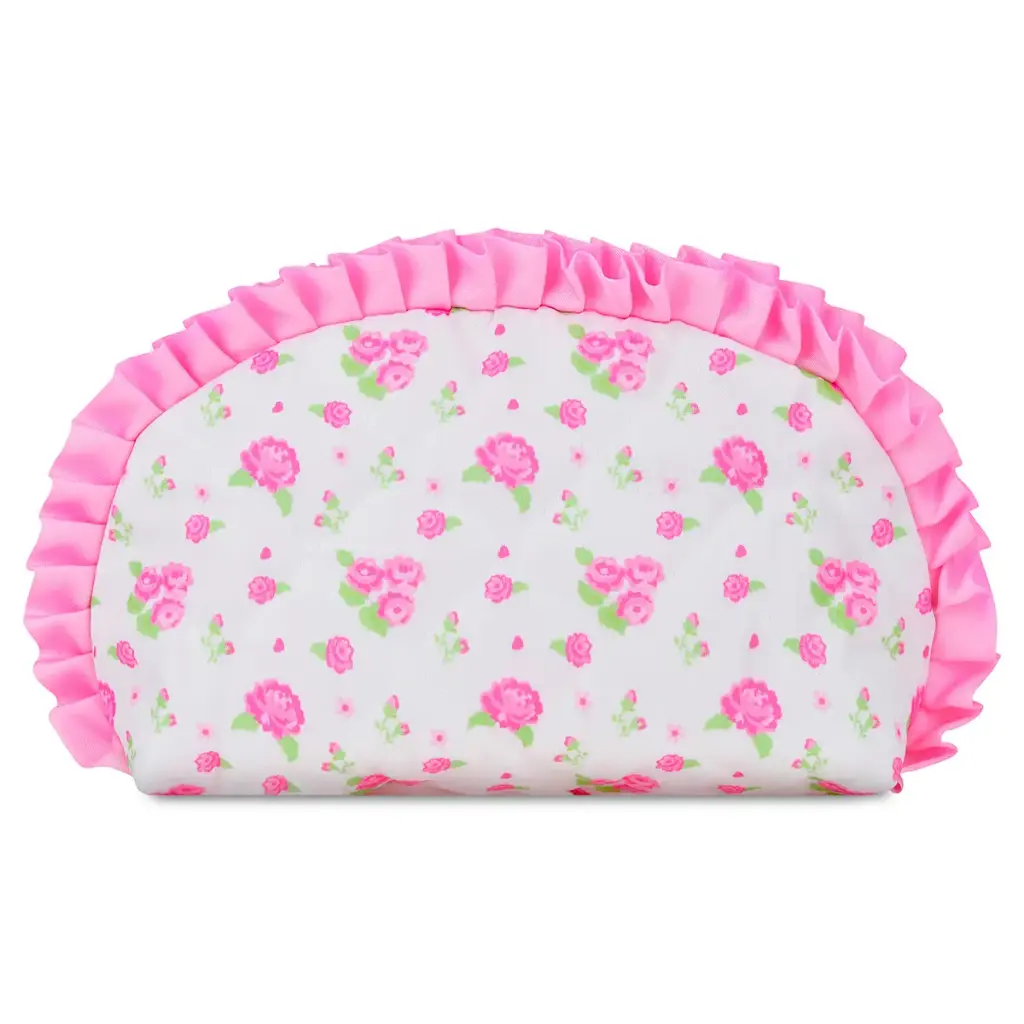 [810-2407] Pretty in Pink Oval Cosmetic Bag