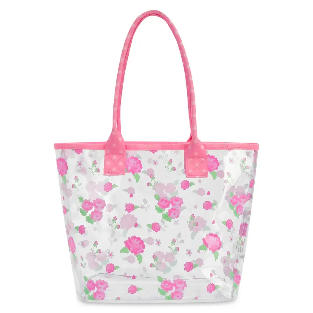 Pretty in Pink Clear Tote Bag
