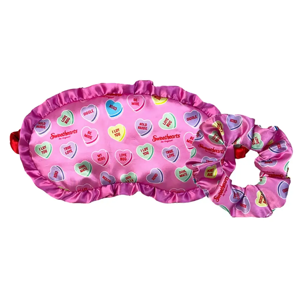 [880-588] Sweethearts Eye Mask & Scrunchie Set