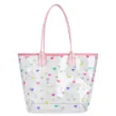 Heart Confetti Clear Tote Bag
