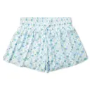 Blue Floral Butterfly Shorts