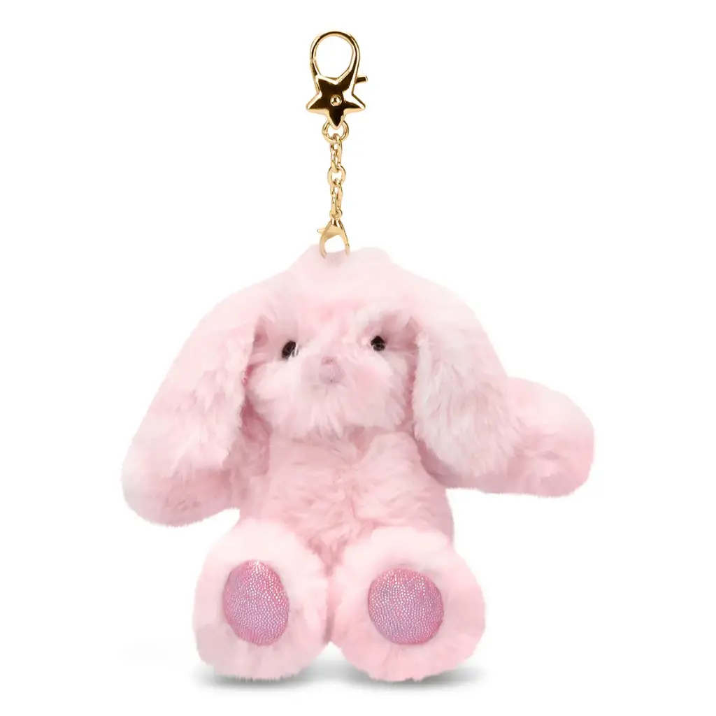 [860-637] Pink Bunny Bag Charm