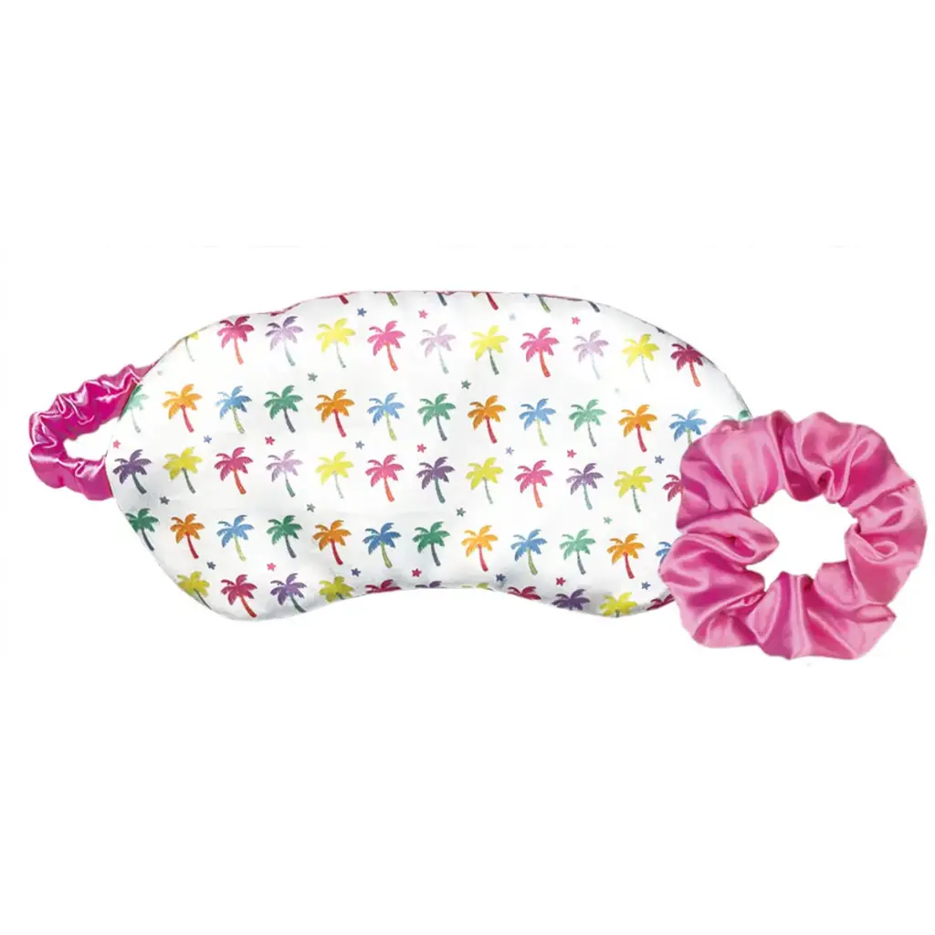 [880-612] Palm Paradise Eye Mask & Scrunchie Set