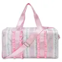 Floral Stripes Duffel Bag