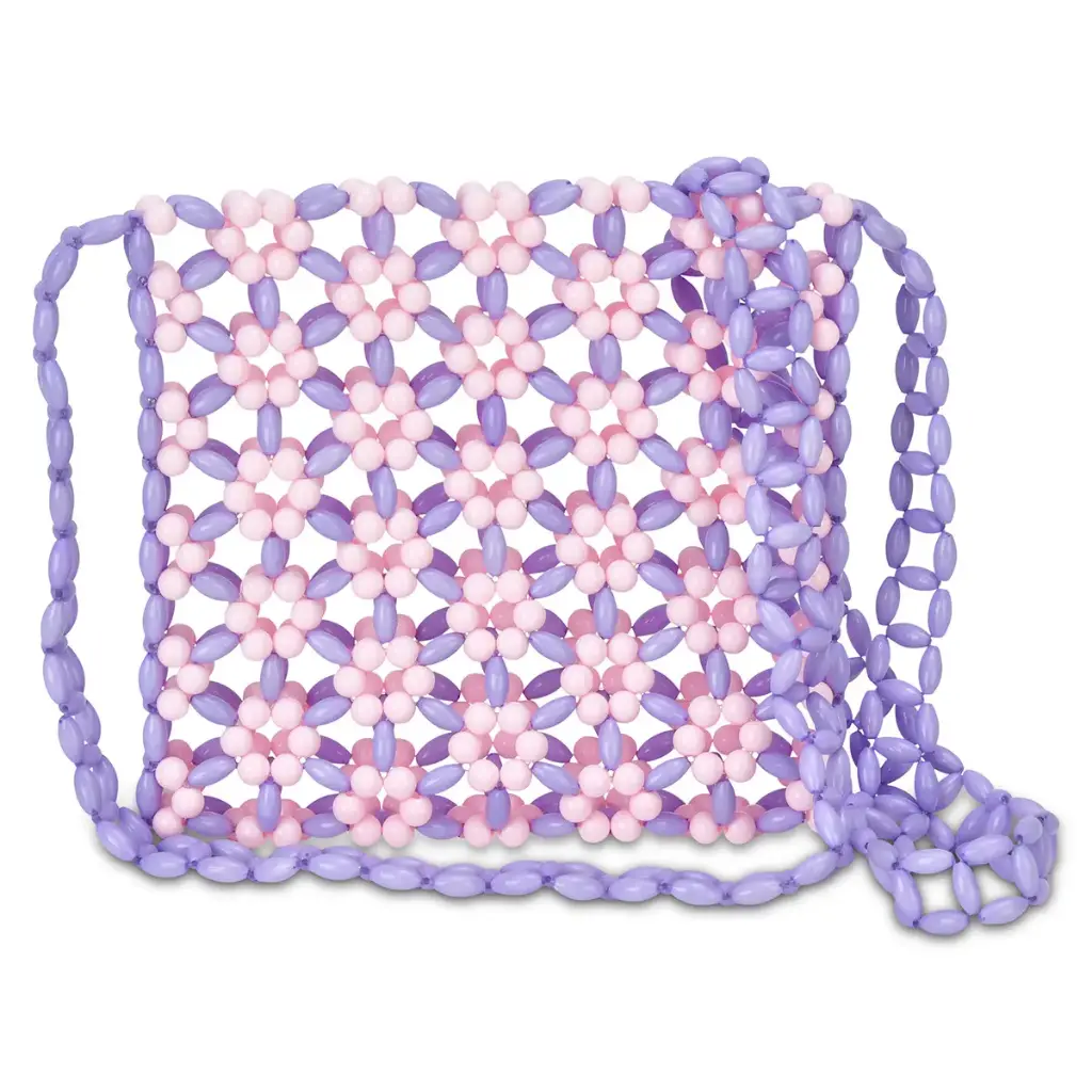 [810-2428] Flower Beaded Bag